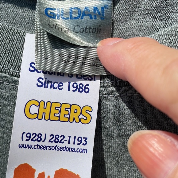 Mens size Large NWT t shirt Sedona Arizona Souvenir Shirt 100% cotton green - Picture 2 of 5